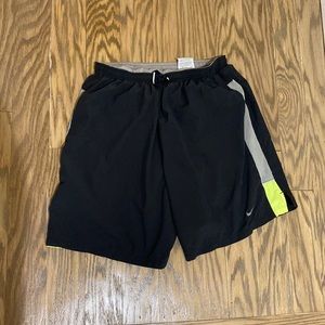 Nike Dry Fit running shorts with built in compression shorts